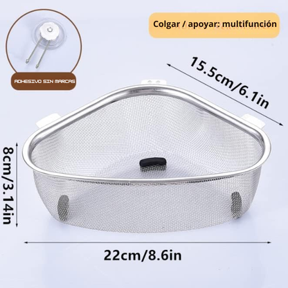 Filtro Esquinero “Cocina Siempre Limpia” – Acero Inoxidable