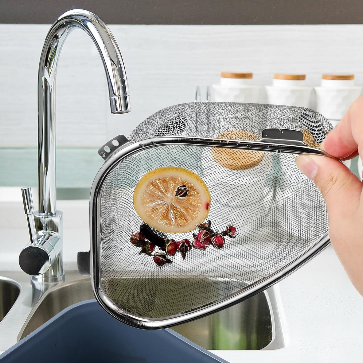 Filtro Esquinero “Cocina Siempre Limpia” – Acero Inoxidable